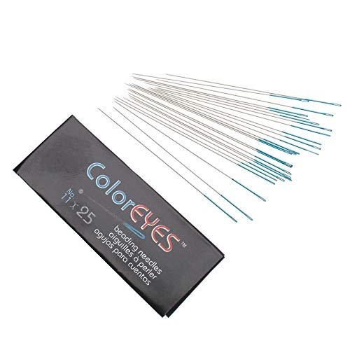 BeadSmith ColorEyes Beading Needles-25 Pieces (Size 12) von The Beadsmith