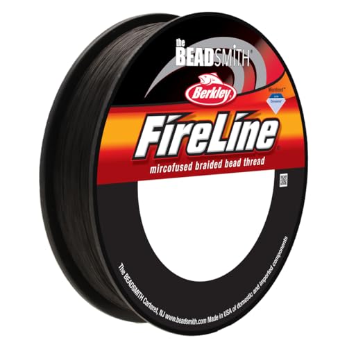 Fireline Smoke vorgewachstes Perlenfaden, 0,15 mm Durchmesser, 125 m lang, 2,7 kg von The Beadsmith