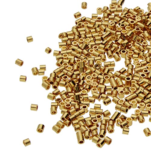 Tube Crimp 1.5mm Gld Plt 1/2 Oz. Appx 800 Pcs by Beadsmith von The Beadsmith