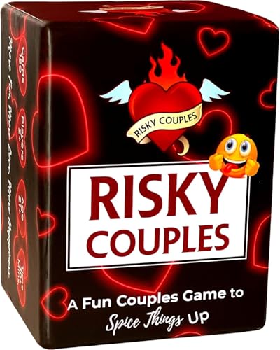 The Charmery Riskante Paare - Ein super lustiges Paar-Spiel für Date-Nacht - 150 würzige Pflichten & Fragen für Ihren Partner - Romantische Jubiläum & Valentinstag Geschenke - Kartenspiel für Paare von The Charmery