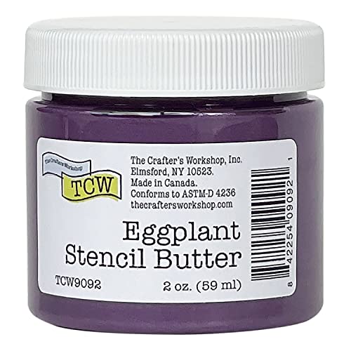 Crafter's Workshop Stencil Butter 2oz-Eggplant von The Crafter's Workshop