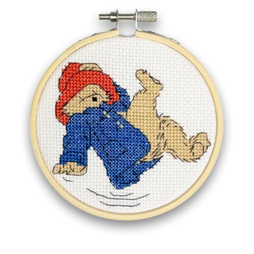 Paddington Mini-Kreuzstich-Set "Just Drop-in!" von The Crafty Kit