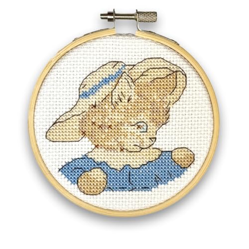 The Crafty Kit Company Beatrix Potter – Tom Kitten Mini-Kreuzstich-Set, Bastelset von The Crafty Kit