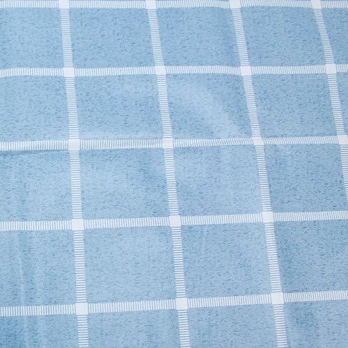 PVC-Tischdecke, Stoff, Meterware, abwischbar, Pflegeschutz, 140 cm breit, wasserdicht, öldicht, leicht zu schneiden, Blau von The Fabric Guys