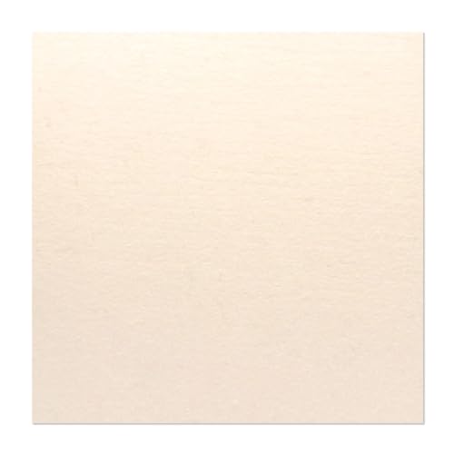 The Felt Store Filzplatte 6mm stark, 50 x 50 cm, spez. Gewicht 0,36 (fest) technischer Wollfilz, Industriefilz, Filzmatte, 0,6cm Dicker Filz, weiß – Made in Germany von The Felt Store