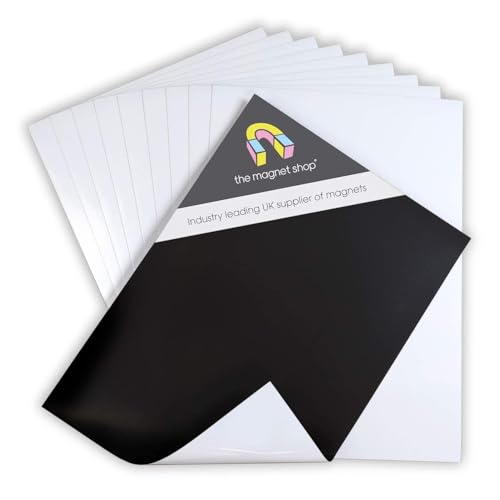 10Blatt A4Fotopapier matt-Tintenstrahldrucker bedruckbar Magnete von The Magnet Shop