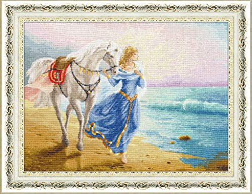 Sewing Cross-Stitch Kit Dawn At The Sea von The Golden Fleece