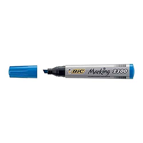 The Home Fusion Company Bic Blau Permanent Marker Keilspitze Mehrzweck Geruch 2300 von The Home Fusion Company