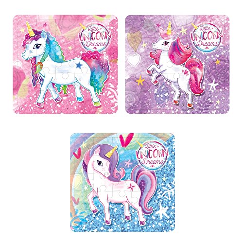 The Home Fusion Company Mädchen Kinder Pretty Mini Einhorn Puzzles Partytüten Füllung Spielzeug - 1 von The Home Fusion Company