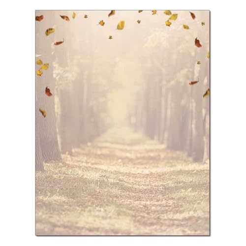 Autumn Walk Briefpapier für Laser- und Tintenstrahldrucker, 25 Blatt von The Image Shop