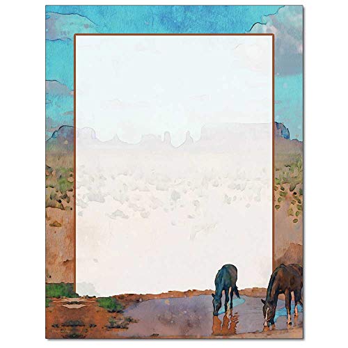 Desert Oasis Briefpapier für Laser- und Tintenstrahldrucker, 25 Blatt von The Image Shop