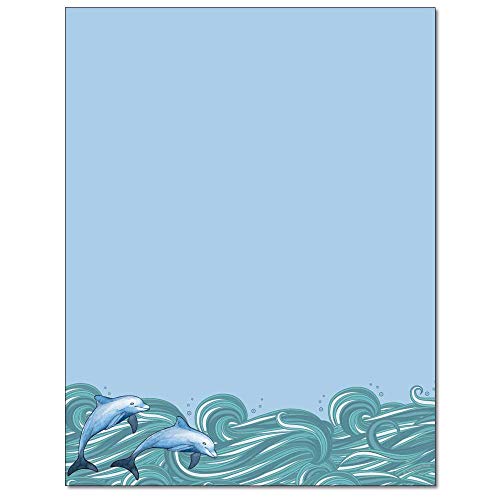 Dolphins Letterhead Laser & Inkjet Printer Paper (25 Blatt) von The Image Shop