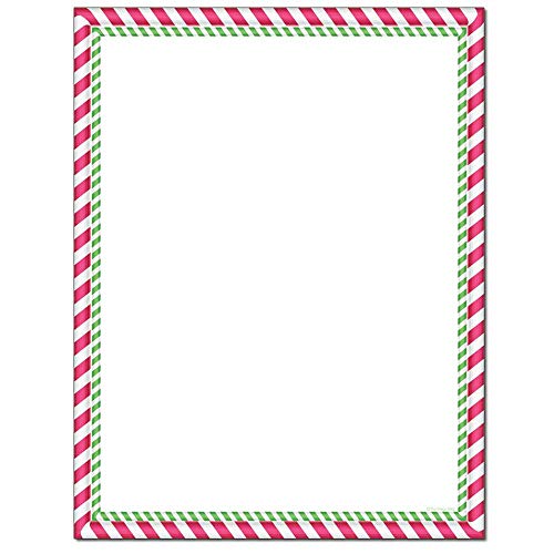 Peppermint Stripes Letterhead Laser & Inkjet Printer Paper (25 Sheets) von The Image Shop