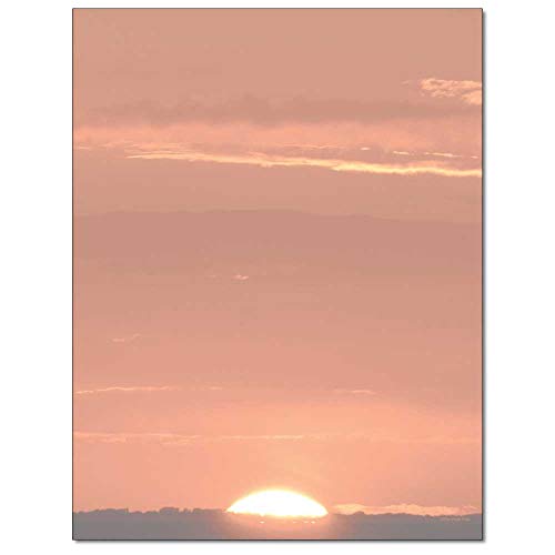 Sunset Letterhead Laser- und Tintenstrahldruckerpapier, 25 Blatt von The Image Shop