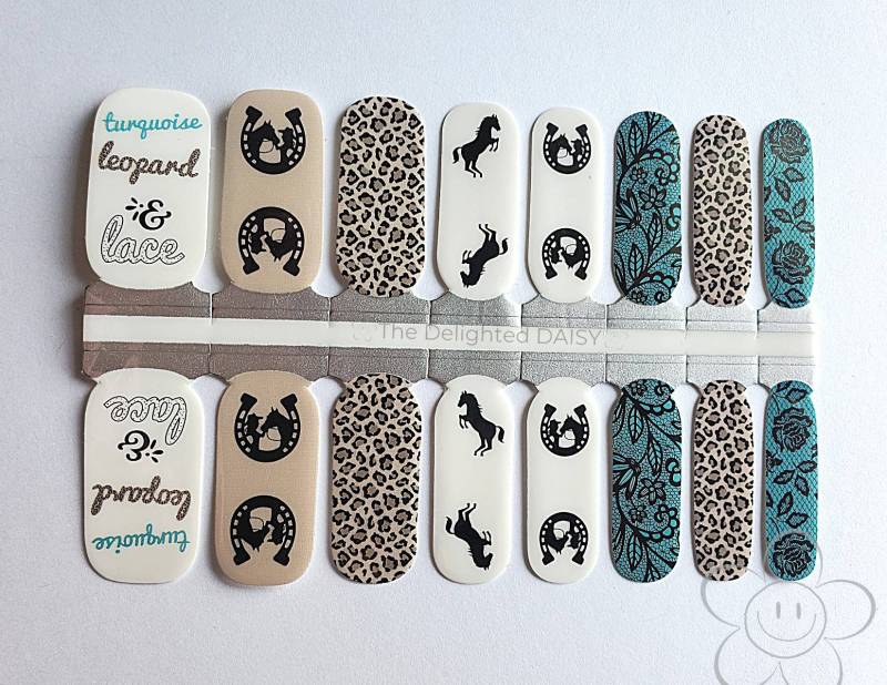 Ausgefallene Cowgirl Nail Wraps, Nagel Aufkleber, Art von TheDelightedDaisy