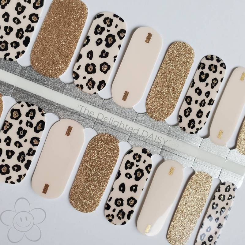 Ausgefallene Gepard Nail Wraps, Nagelstreifen, Nagelsticker, Nailart von TheDelightedDaisy