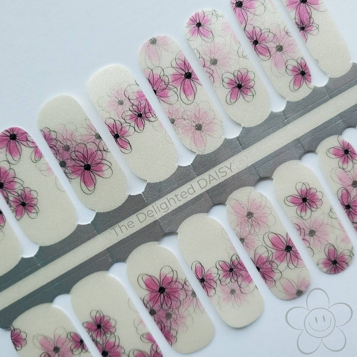 Blushing Blossoms Nail Wraps, Strips, Sticker, Art von TheDelightedDaisy