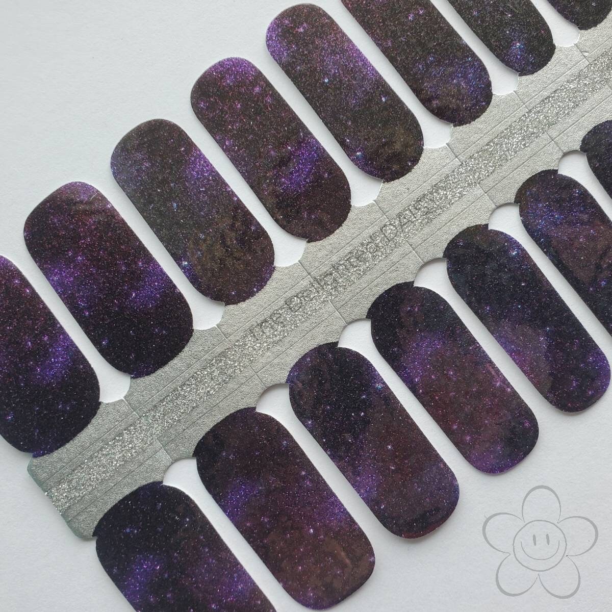 Dark Night Glitter Nagelfolien, Nagelsticker, Nail Art von TheDelightedDaisy