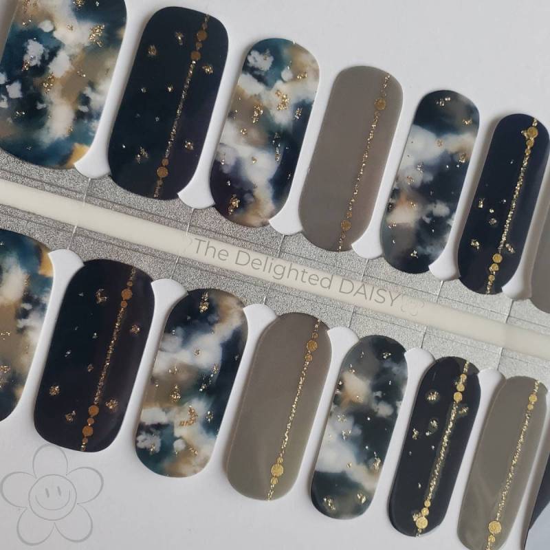 Galaxy Chic Nagelfolien, Nagelstreifen, Nagelsticker, Nailart von TheDelightedDaisy