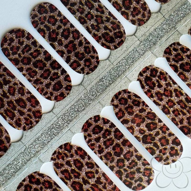 Gepard Wunderkerze Nail Wraps, Nagelstreifen, Nagelaufkleber, Art von TheDelightedDaisy