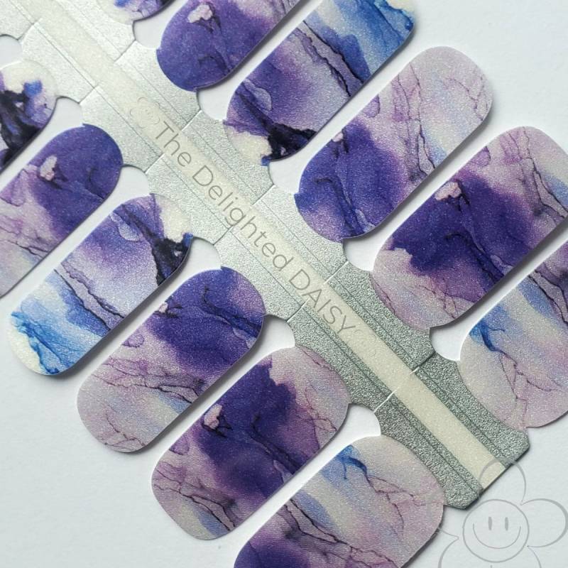 Purple Haze Nail Wraps, Nagelsticker, Nailart von TheDelightedDaisy