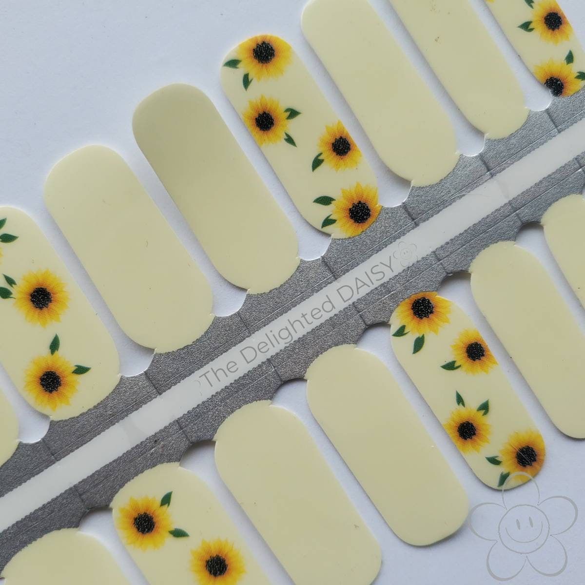 Süße Und Schlichte Sonnenblumen Nail Wraps, Sticker, Art von TheDelightedDaisy