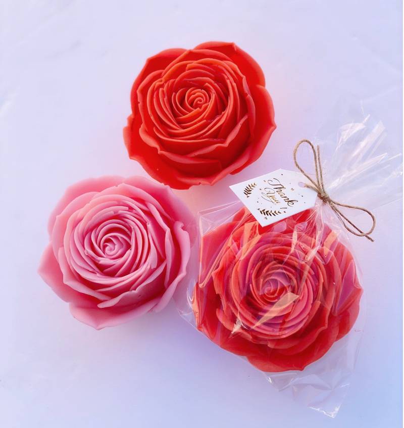 Blumen Seife Rose, Geschenk Dekorative Für Gäste Party, Babypartybevorzugung, Blumenhochzeitbevorzugung von TheDivaSoap