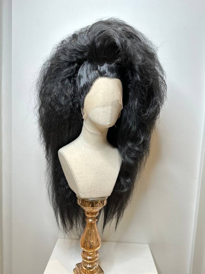 Big 80S Wig Black von TheGingHair