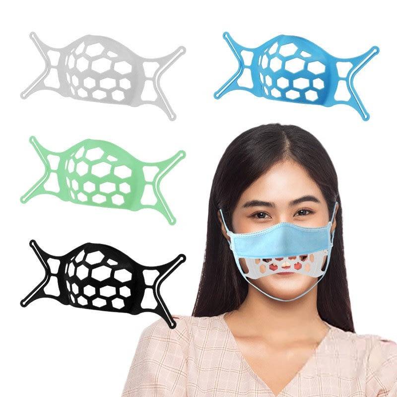 3D Gesichtsmaskenhalter, Upgrade 2022 Gesichtsmaske Innenträger Rahmen, Lippenstiftschutz Für Maske, Reibung Am Kinn Reduzieren, Atemsprechen von TheKPrinceCollection