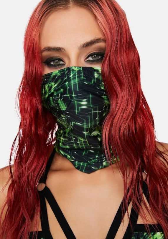 Cybergrid | Dust Maske, Rave Festival Gaiter von TheLYTECouture