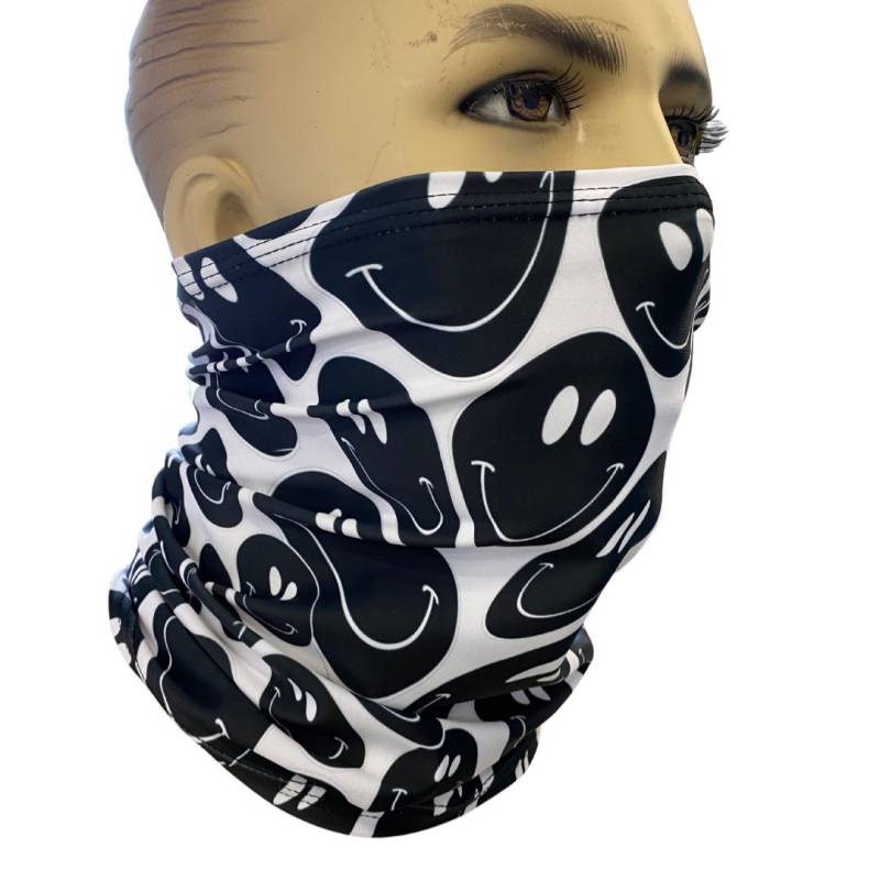 Schwarz Weiß | Dust Maske, Rave Festival Gaiter von TheLYTECouture