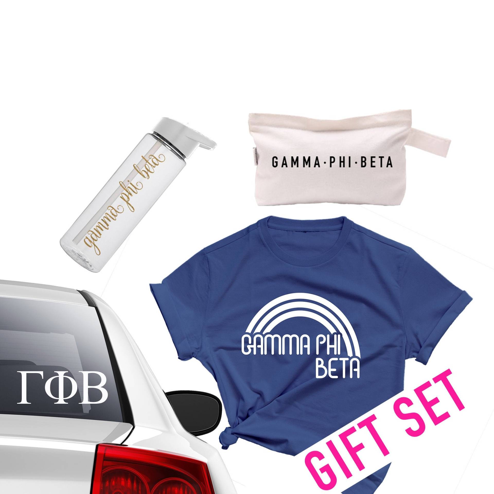 Gamma Phi Beta Merch Set - Sororität Sorority Bundle Geschenk Paket Bid Day von TheLuxuryGirl