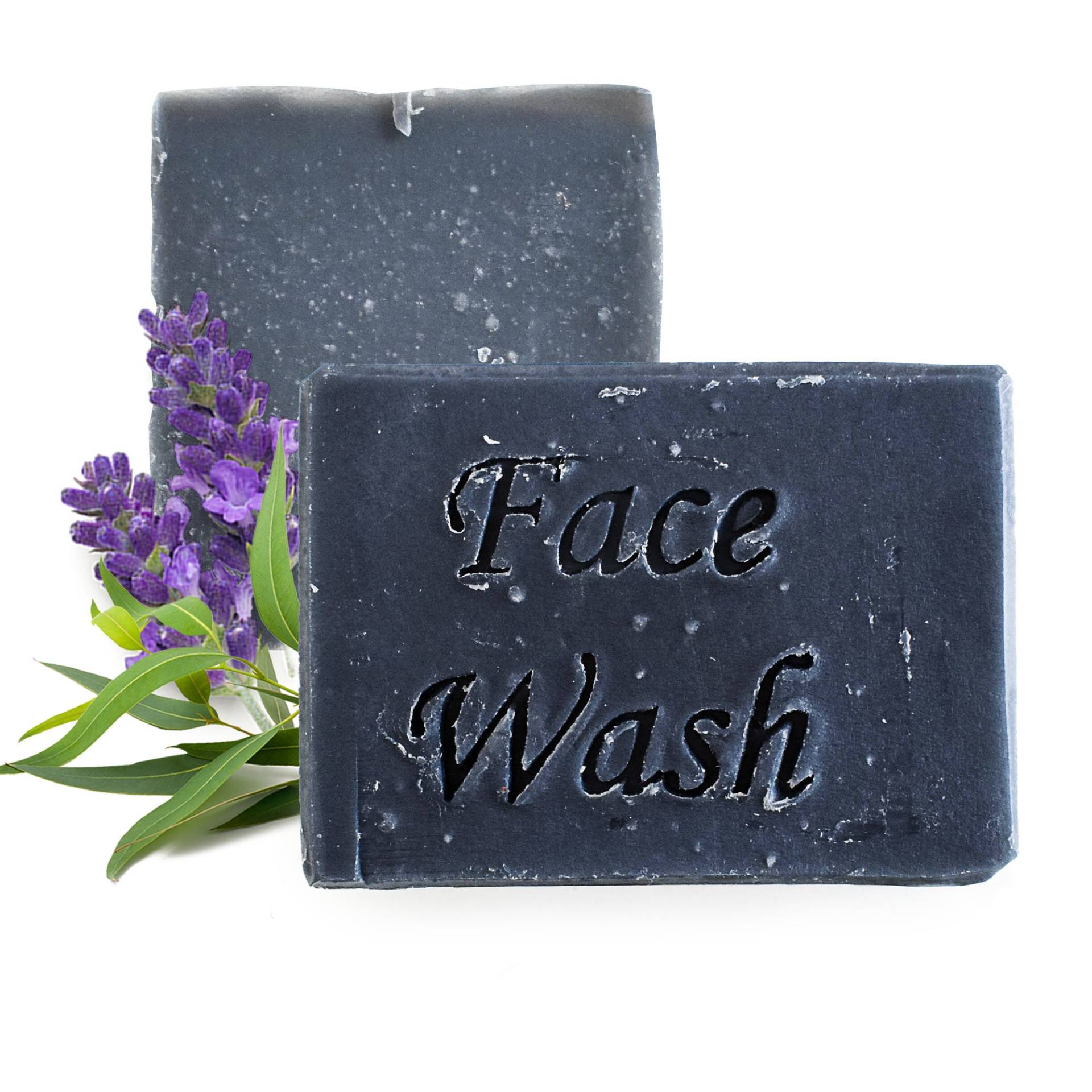 Charcoal Face Wash Bar - Natürlich Entgiftend von TheNaturalSpa