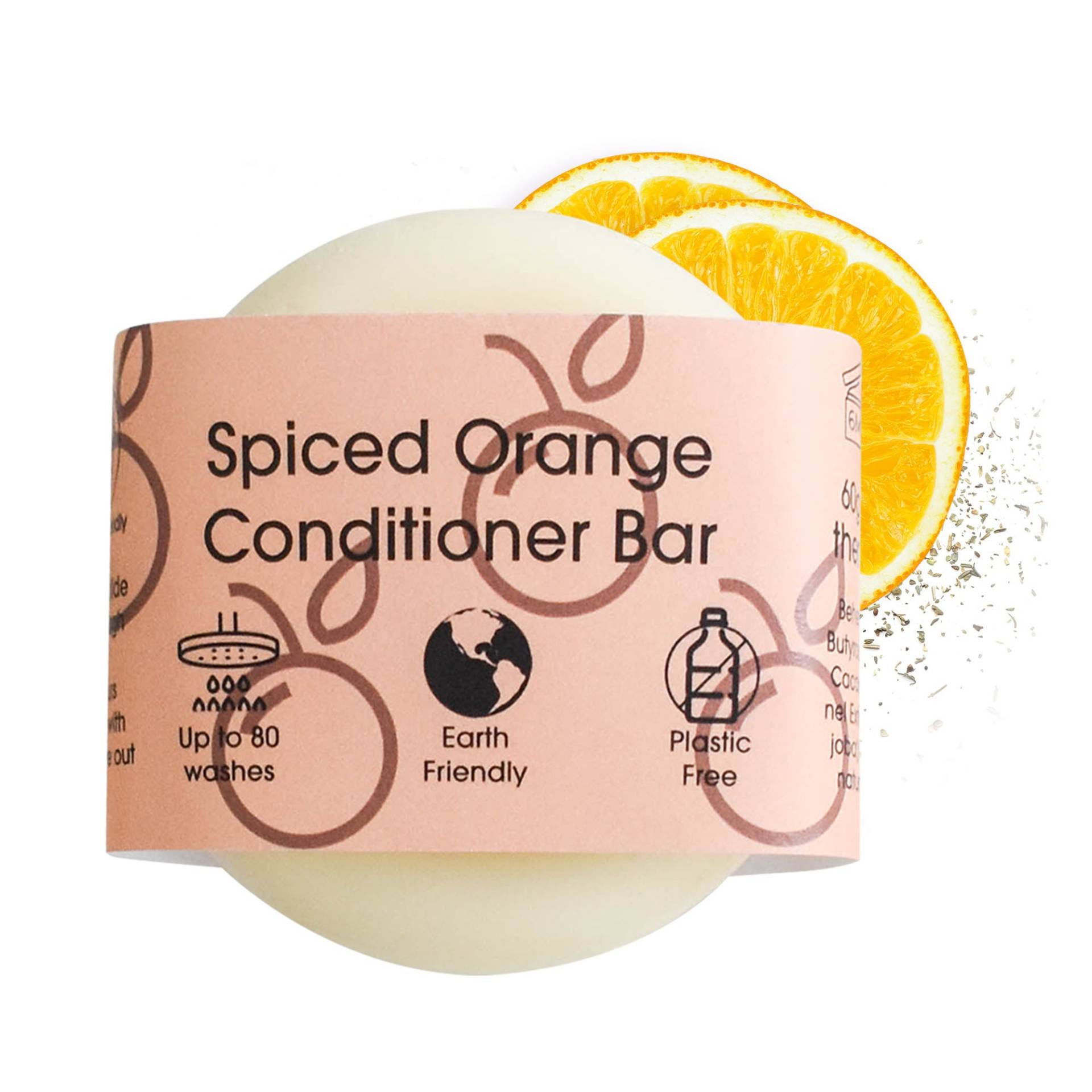 Gewürzorange Fester Conditioner von TheNaturalSpa