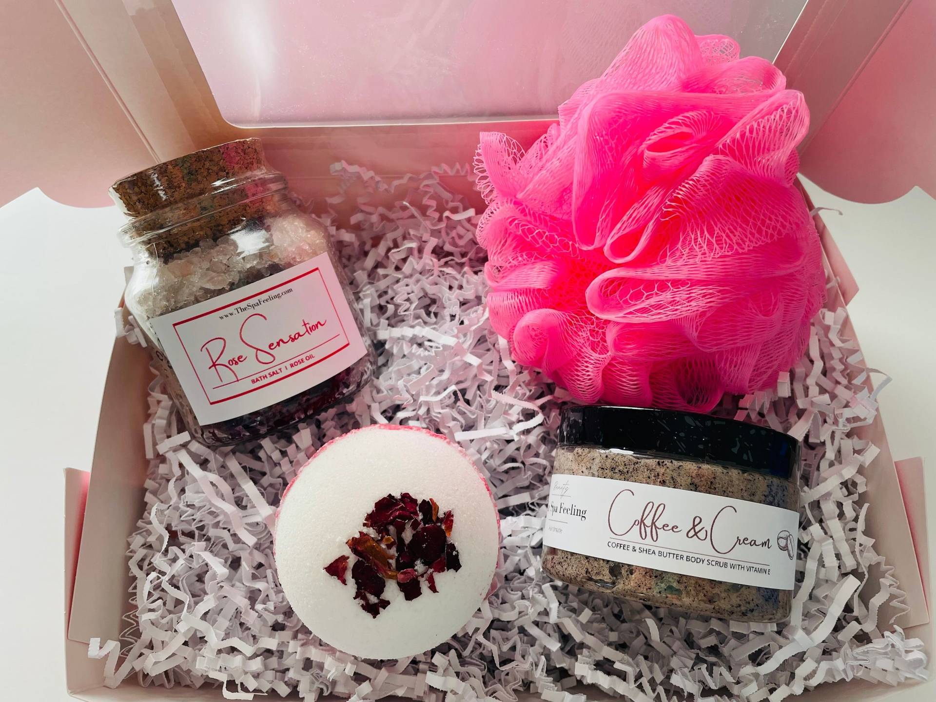 Badekugel Box, Bade Geschenk, Valentinstag Geschenk Frauen, Für Mama, Freundin, | Inklusive Geschenkverpackung von TheSpaFeeling