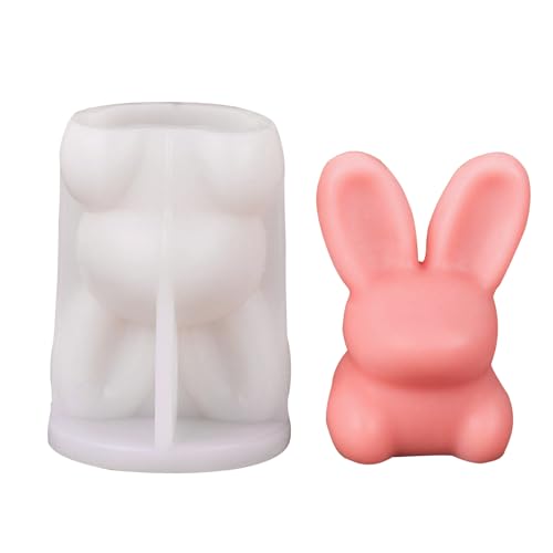 TheStriven Silikonform Ostern Hase Silikon Ostern Hase Gießformen Silikon Giessformen Silikon Ostern Silikonformen Gießformen Ostern Silikon Gießform for Gips, Ostergeschenke (B) von TheStriven