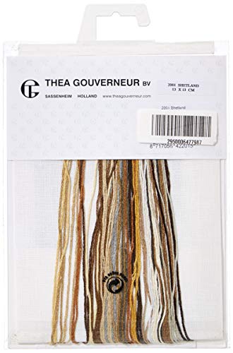 Thea Gouverneur 2001 Kreuzstich-Set, Mehrfarbig, 13x13cm von Thea GOUVERNEUR SINCE 1959