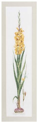 Thea Gouverneur - Kreuzstich-Set - Gladioli-Gelb - Aida - 18 Count - Für Erwachsene - 3072A von Thea GOUVERNEUR SINCE 1959