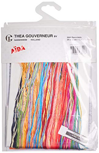 Thea GOUVERNEUR SINCE 1959 3044A Kreuzstich-Set, Mehrfarbig, 34x32cm von Thea GOUVERNEUR SINCE 1959