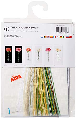 Thea Gouverneur 466A Kreuzstich-Set, Mehrfarbig, 17x42cm von Thea GOUVERNEUR SINCE 1959