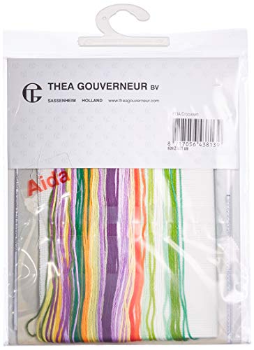 Thea GOUVERNEUR SINCE 1959 813A Kreuzstich-Set, Mehrfarbig, 21x21cm von Thea GOUVERNEUR SINCE 1959