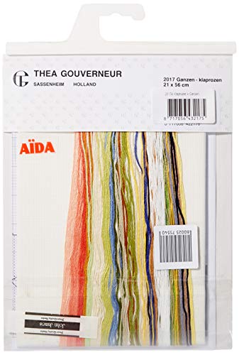 Thea Gouverneur Kreuzstich, mehrfarbig, 21 x 56 cm von Thea GOUVERNEUR SINCE 1959