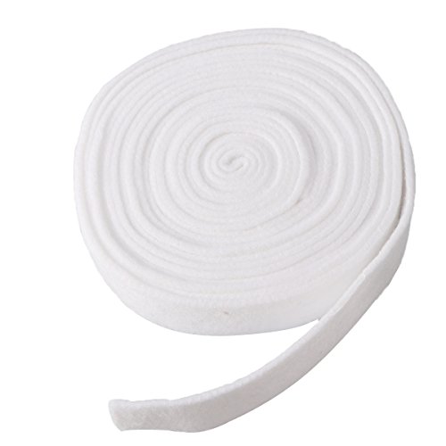 Filzband Rolle Wollfilz Stoffband Geschenkpapier Dekoration Hochzeit Party Supplies für DIY Handwerk Projekte (Weiß) von Theaque