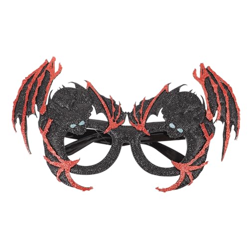 Theaque 1 Paar Halloween-Brillen aus Papier, lustige Halloween-Party-Brille von Theaque