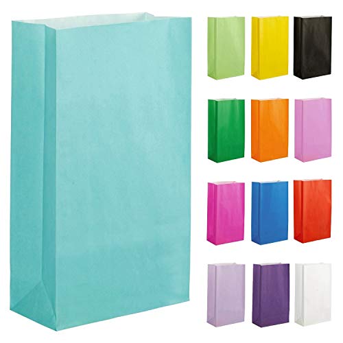 Thepaperbagstore 40 Papiertüten für Partys und Geschenke - Eierschale Blau - 140x245x70mm von Thepaperbagstore