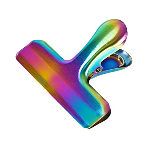 Edelstahl-Büroklemme, 77 mm lang, groß, für Lebensmittelbeutel, Zeichenbrett, Fotodatei, Quittung Edelstahl-Büroklemme, 77 mm lang, groß, für Lebensmittelbeutel, Zeichenbrett, Fotodatei, Quittung von Thewasc