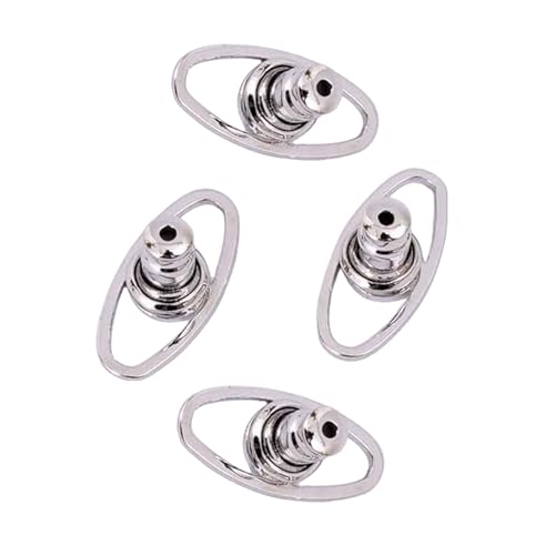 Set mit 4 leichten Ohrring-Verschlüssen, bequem zu tragen, Ohrstecker, Stabilisatoren, modischer Schmuckrücken für Damen Set mit 4 leichten Ohrring-Verschlüssen, bequem zu tragen, Ohrstecker, Stabilisatoren, modischer Schmuckrücken für Damen von Thewasc