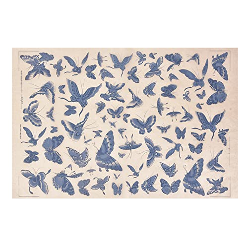 Ton-Transferpapier für Keramik-Ton, Ohrringe, Schmuckherstellung, Keramik, Unterglasur, Blumenpapier, wasserlösliches Transferblatt Ton-Transferpapier für Keramik-Ton, Ohrringe, Schmuckherstellung, Keramik, Unterglasur, Blumenpapier, wasserlösliches Transferblatt von Thewasc