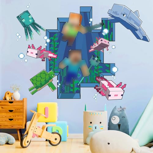 Thingehoy Wandtattoo Kinderzimmer Junge, Anime Wandtattoos Aufkleber Kinder, Wandaufkleber Kinderzimmer, Wandsticker Kinderzimmer Jungen, Wall Stickers Kids Bedroom, Wanddekoration von Thingehoy