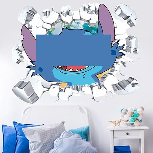 Thingehoy Wandtattoo Kinderzimmer Junge, Anime Wandtattoos Aufkleber Kinder, Wandaufkleber Kinderzimmer, Wandsticker Kinderzimmer Jungen, Wall Stickers Kids Bedroom, Wanddekoration von Thingehoy